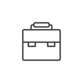 Briefcase outline icon