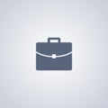 Briefcase, portfolio, vector best flat icon Royalty Free Stock Photo