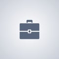 Briefcase, portfolio, vector best flat icon Royalty Free Stock Photo