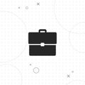 Briefcase, portfolio, vector best flat icon Royalty Free Stock Photo