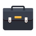 Briefcase vector flat icon, business bag Royalty Free Stock Photo