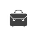 Briefcase vector icon Royalty Free Stock Photo