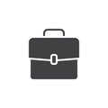 Briefcase vector icon Royalty Free Stock Photo