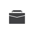 Briefcase vector icon Royalty Free Stock Photo