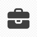 Briefcase vector icon. Mobile app, web site portfolio business case element Royalty Free Stock Photo