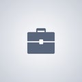 Briefcase vector icon, portfolio vector icon Royalty Free Stock Photo