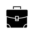 Briefcase vector icon set. portfolio illustration sign collection. Bag symbol. Royalty Free Stock Photo