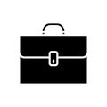 Briefcase vector icon set. portfolio illustration sign collection. Bag symbol. Royalty Free Stock Photo