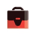 briefcase. Vector illustration decorative background design Royalty Free Stock Photo