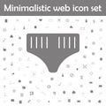 Briefs underpants icon. Web, minimalistic icons universal set for web and mobile