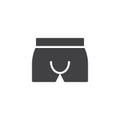 Briefs underpants vector icon