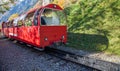 Brienz-Rothorn, Switzerland - Red Train Car