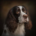 Brig, the Jack Spaniel Dog. AI