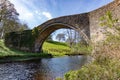 Brig O\' Doon Medieval Arch bridge in Scotland