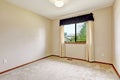 Brigh white empty room with curtains