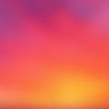 Bright abstract background. Beautiful blurry transition from purples and pinks to oranges and yellows