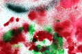 Bright abstract background splattered with drops of paint Royalty Free Stock Photo