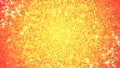 Bright abstract background. Yellow orange square backdrop. Small rectangles. Random pixel pattern. Colorful gradient
