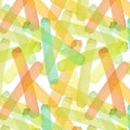 Bright abstract beautiful transparent elegant graphic artistic texture autumn yellow, orange, green, herbal, light brown lines pat Royalty Free Stock Photo