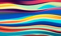 abstract color background horizontal stripes Royalty Free Stock Photo