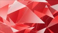 Red Transparent Triangle Crystal Abstract Composition Royalty Free Stock Photo