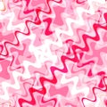 Bright abstract festive background, diagonal wavy stripes of various shades of pink, red and white colors Royalty Free Stock Photo