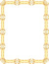 Gold frame