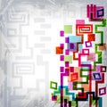 Bright abstract mosaic background Royalty Free Stock Photo