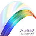 Bright abstract rainbow on a white background Royalty Free Stock Photo