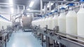 Bright and Airy Milk Production Plant in Full Swing.