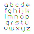 Bright alphabet