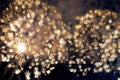Bright amazing fireworks
