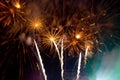 Bright amazing fireworks