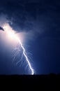Bright amazing lightning bolt Royalty Free Stock Photo