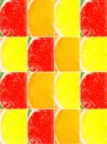 Bright background of slices of fruit multicolored marmalade Royalty Free Stock Photo