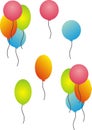 Bright balloons