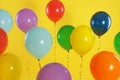 Bright balloons. Celebration time