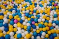 Bright balls swimming pool Royalty Free Stock Photo