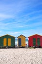 MUIZENBERG BEACH, CAPE TOWN, SOUTH AFRICA - 9 March 2018 : Muizenberg beach is a common morning surf spot for Capetonians.