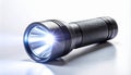 Bright Beam from a Modern LED Flashlight Royalty Free Stock Photo