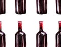 Bright beautiful abstract graphic lovely wonderful cute delicious tasty yummy summer bottles of red wine pattern