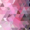 Bright & Beautiful Polygon Background in Pink color ai generated