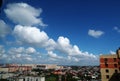 Blue sky and white clouds