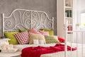Bright bedroom interior Royalty Free Stock Photo