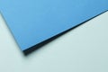 Bright blue abstract blank paper background