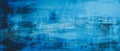 Bright blue abstract wall with textured, organic landscapes. Ideal for textured backgrounds, monochromatic depth