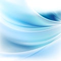 Bright blue abstract waves background Royalty Free Stock Photo