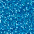 Bright blue bokeh background. Seamless texture. Tile ready. Royalty Free Stock Photo