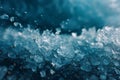 Close-up View of Shimmering Blue Crystals Reflecting Light in a Natural Setting Royalty Free Stock Photo
