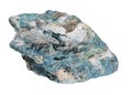 Bright blue Dumortierite Royalty Free Stock Photo
